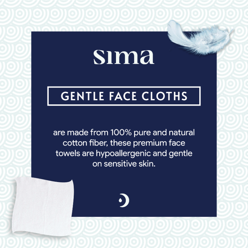Gentle face cloths