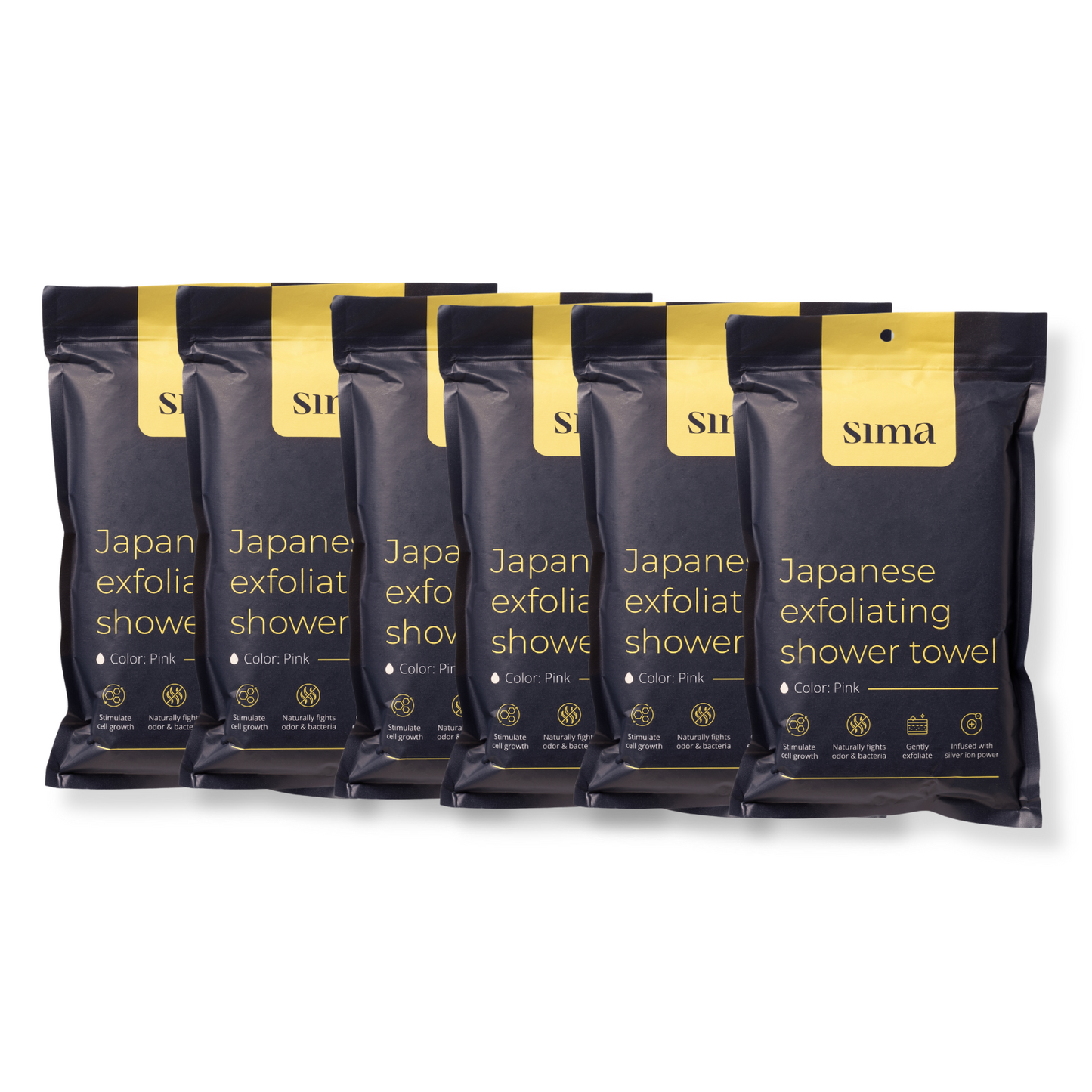 Sima Japanese Exfoliating Shower Towel