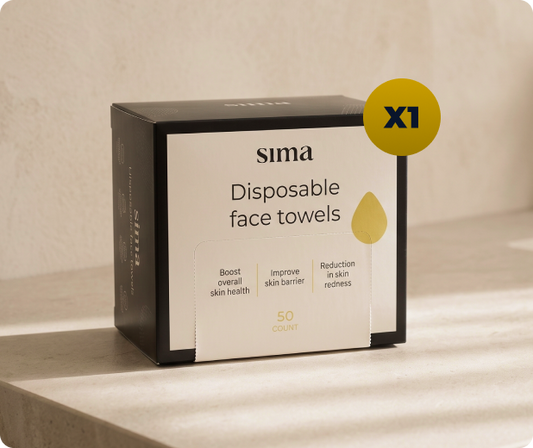 Disposable face towels