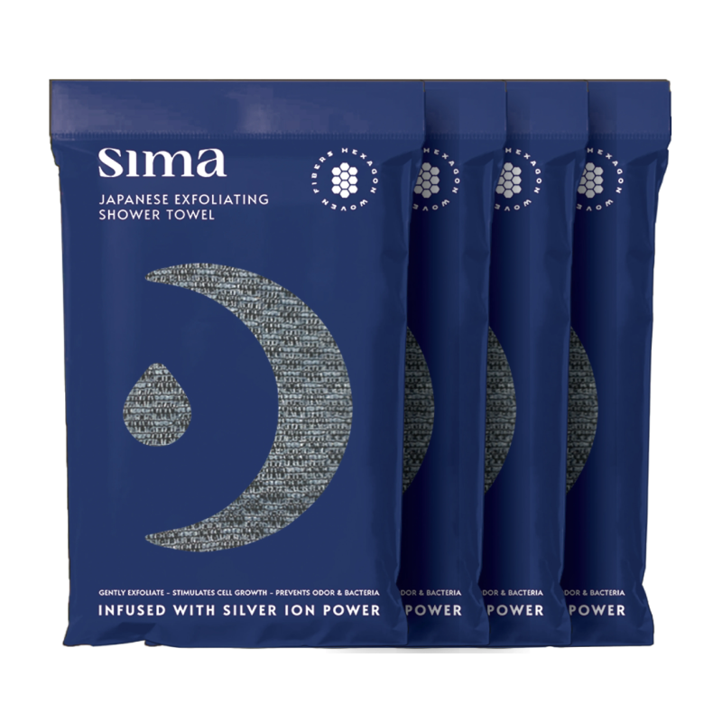Sima Japanese Exfoliating Shower Towel
