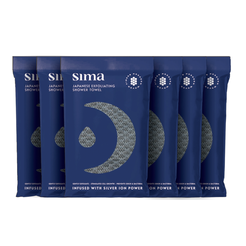 Sima Japanese Exfoliating Shower Towel