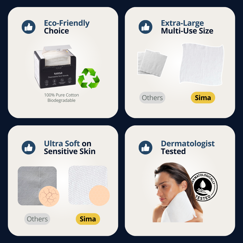 benefits disposable face towel