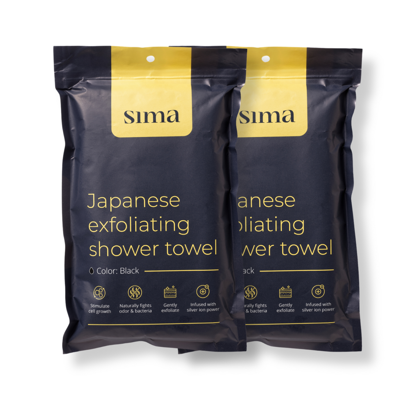 Sima Japanese Exfoliating Shower Towel