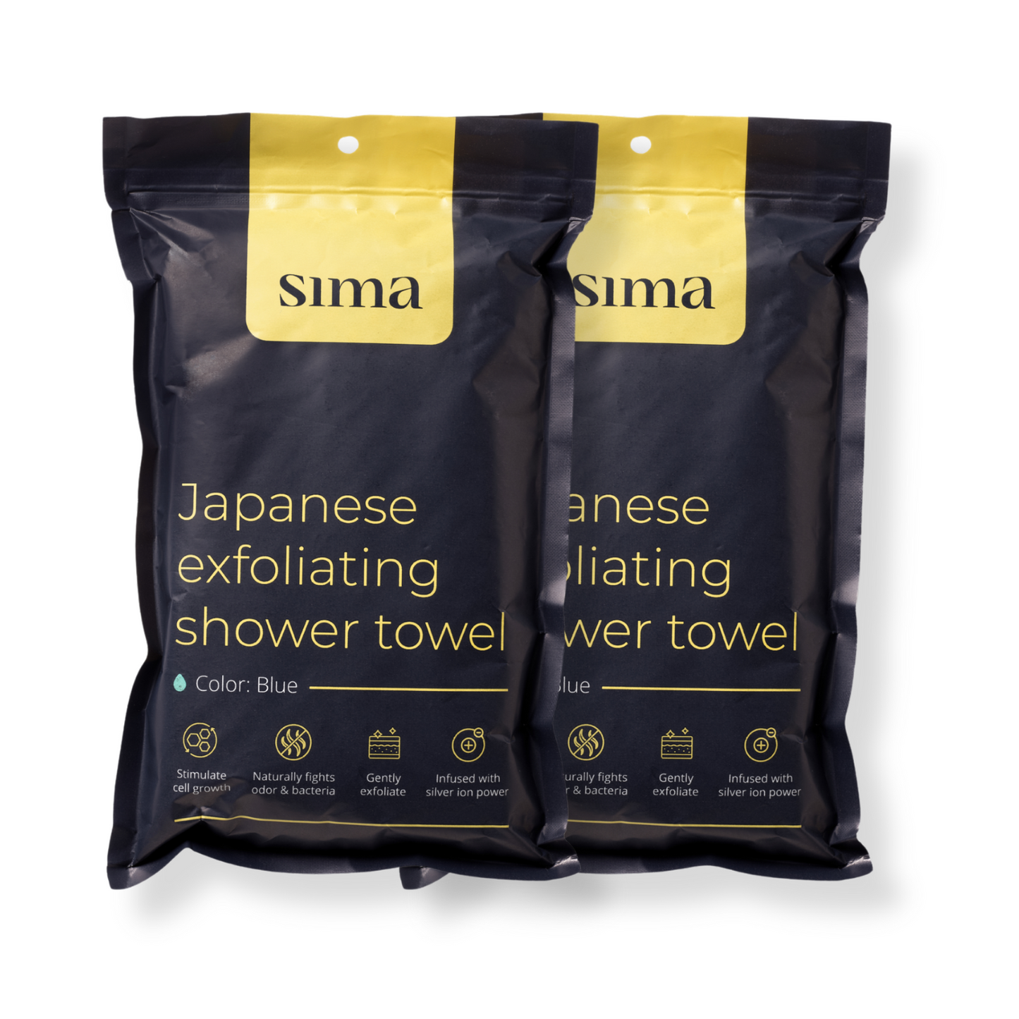 Sima Japanese Exfoliating Shower Towel