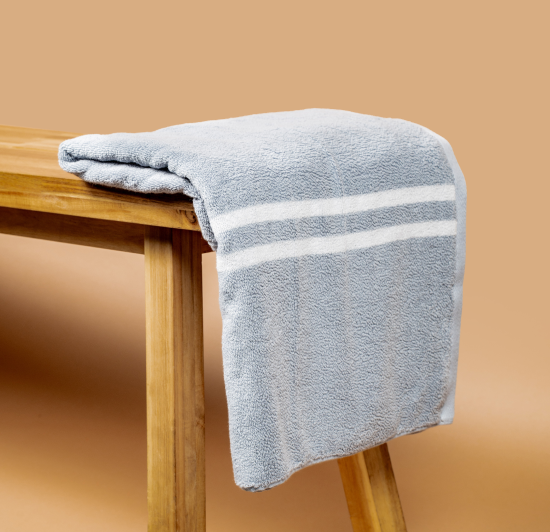 Sima Silver infused Bath Towel