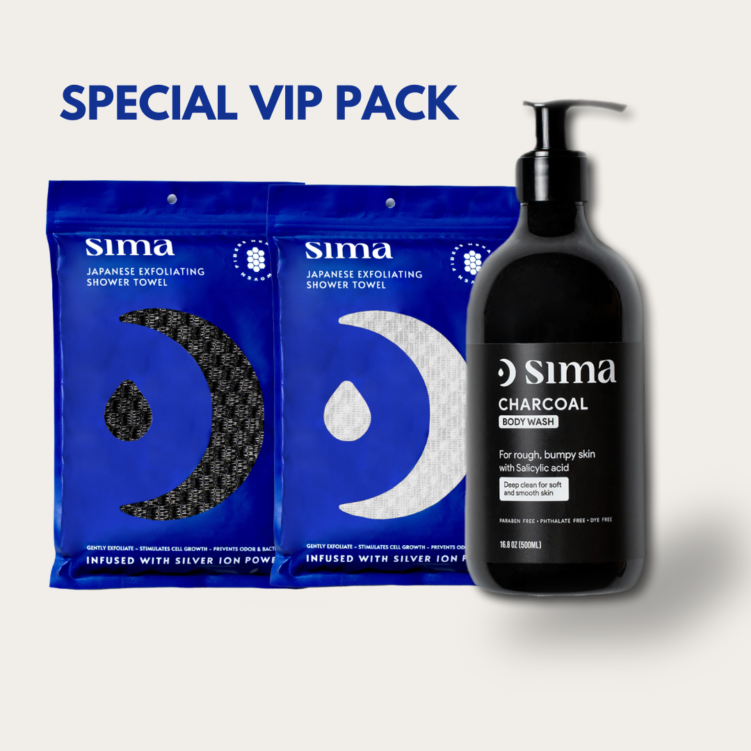VIP PACK - Body exfoliator + Charcoal Body wash 50% OFF