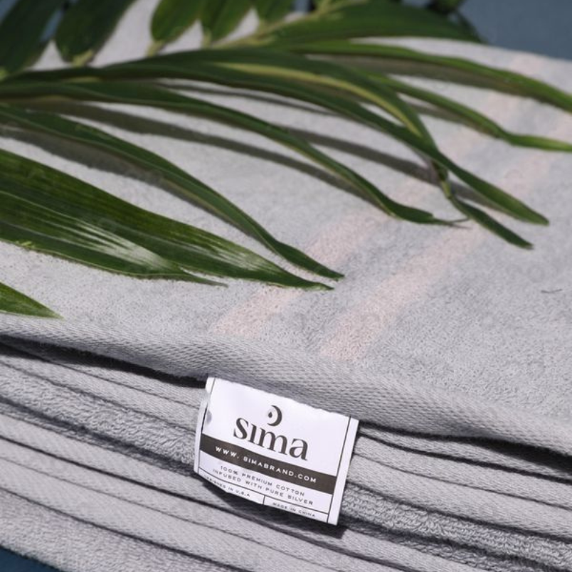 Sima® Silver infused Bath Towel - Set of 4