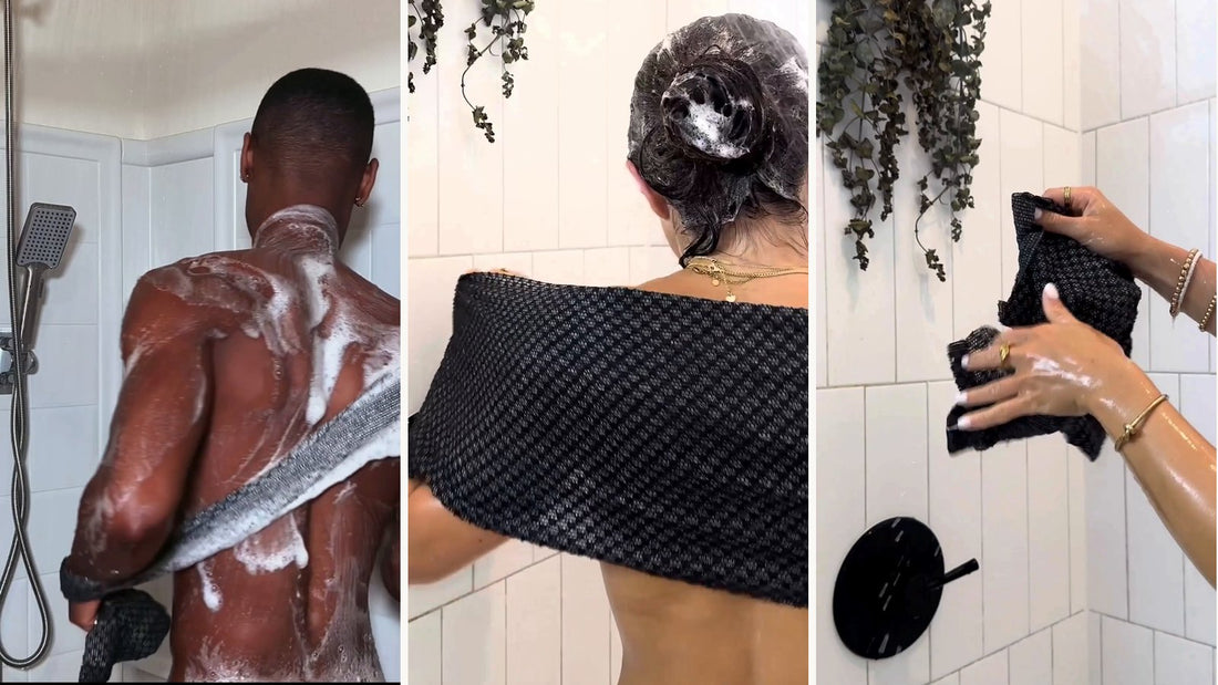 How to Gently Wash Hard-to-Reach Back Skin in the Shower