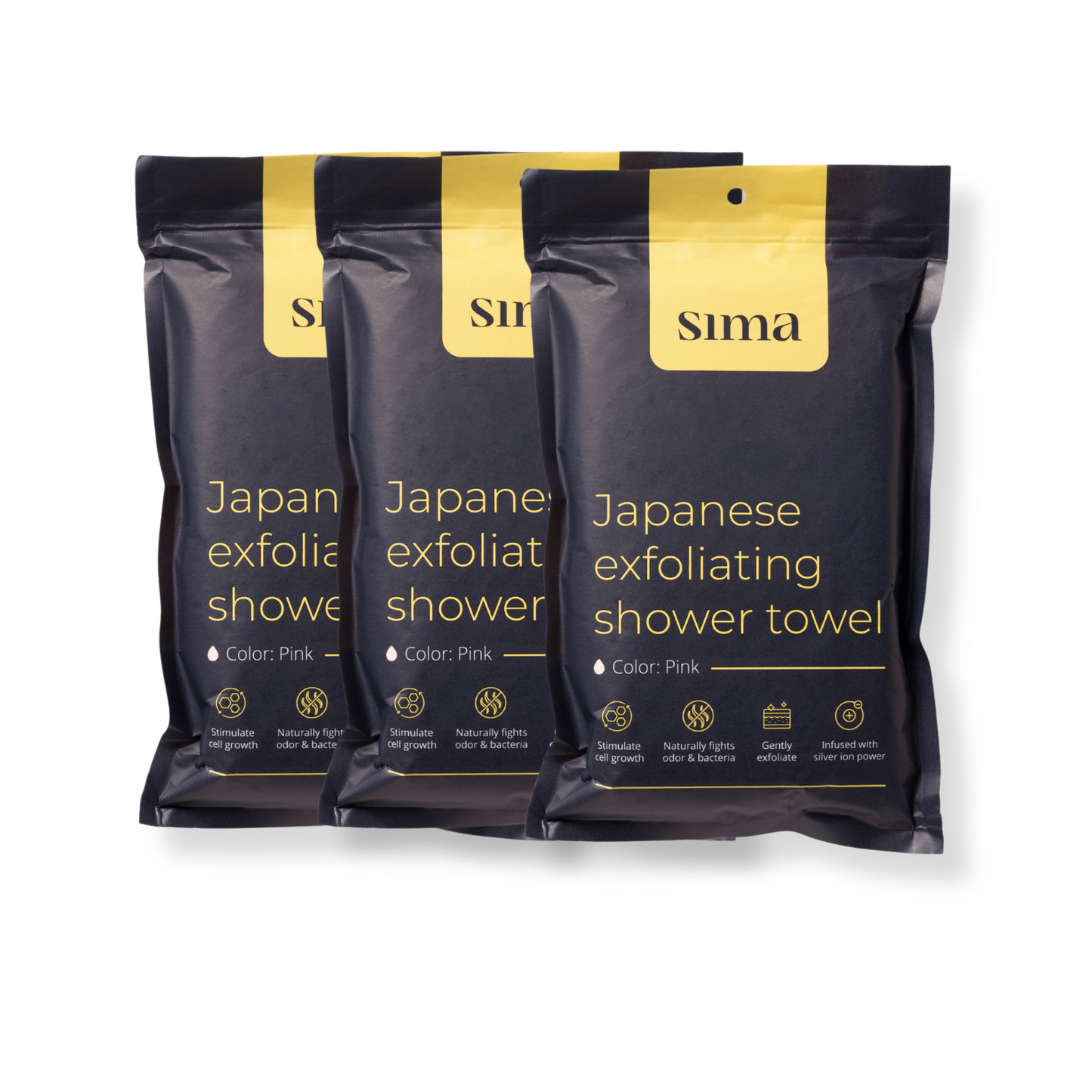 Sima Japanese Exfoliating Shower Towel
