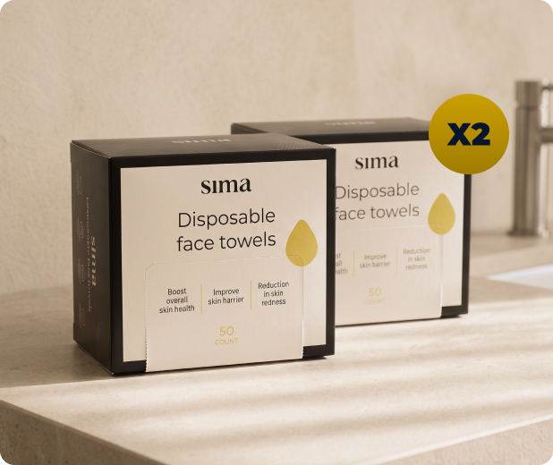 Disposable face towels