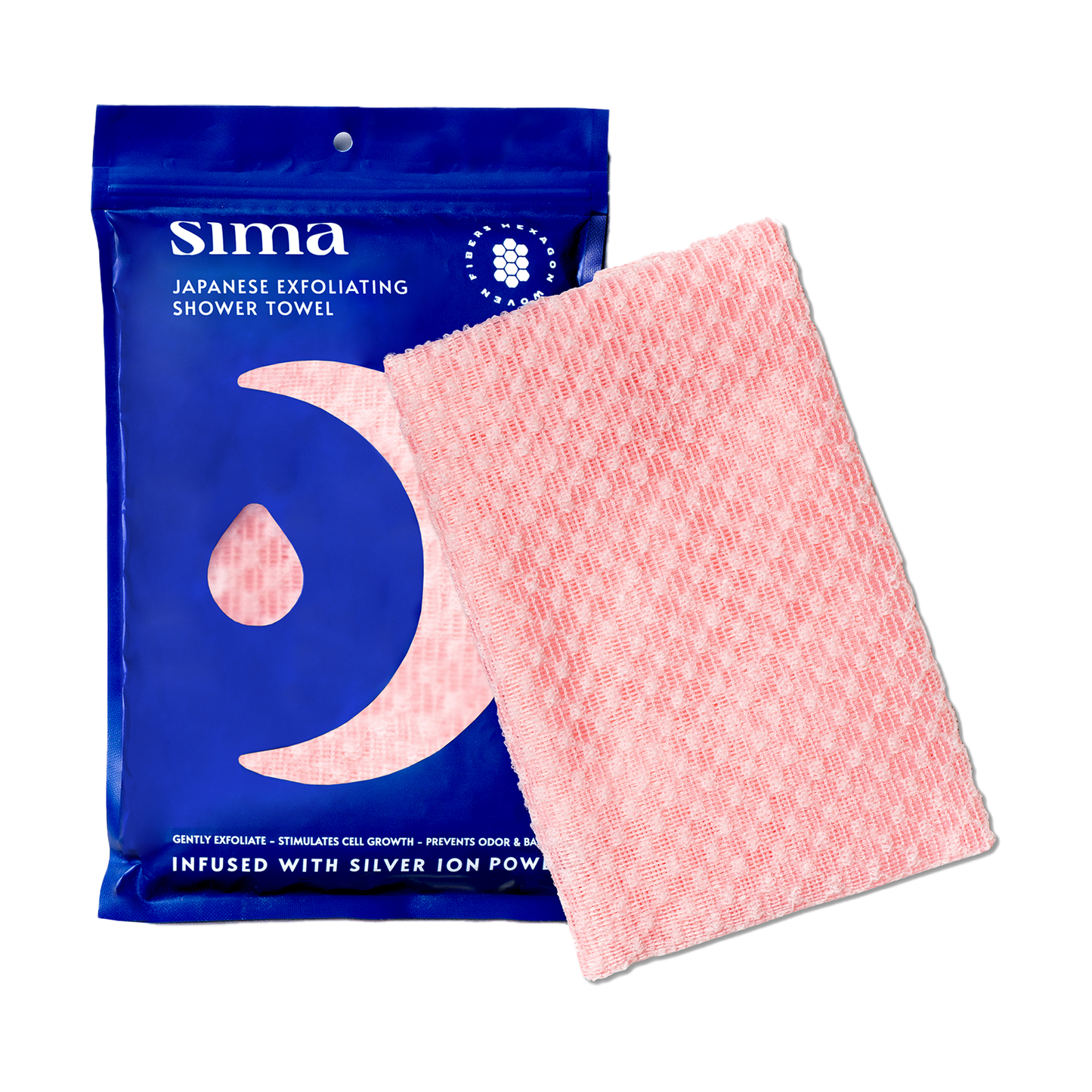 Sima Japanese Exfoliating Shower Towel