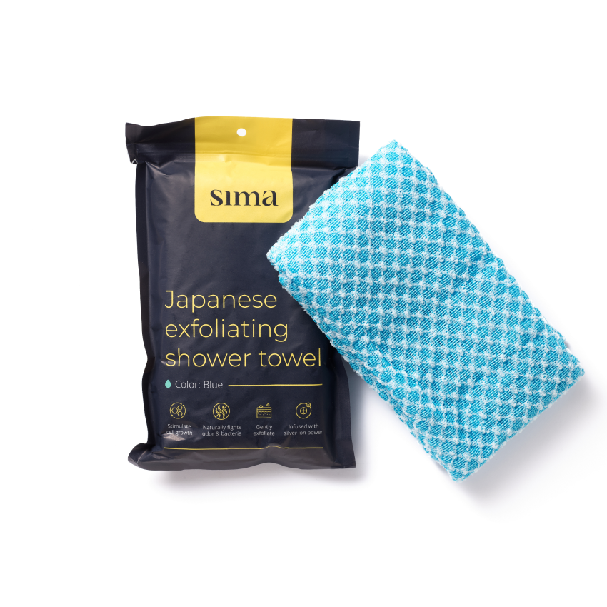 Sima® Japanese Exfoliating Shower Towel