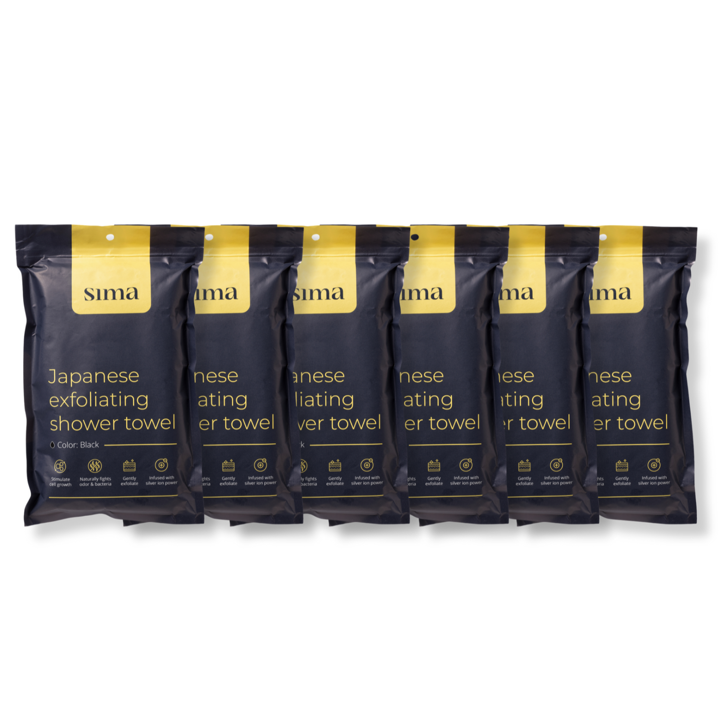 Sima Japanese Exfoliating Shower Towel