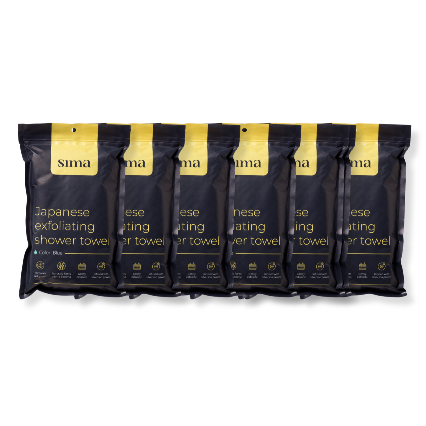 Sima Japanese Exfoliating Shower Towel