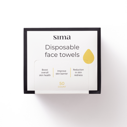 Disposable face towels