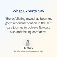 SIMA Hexagon Exfoliating Antibacterial Shower Towel