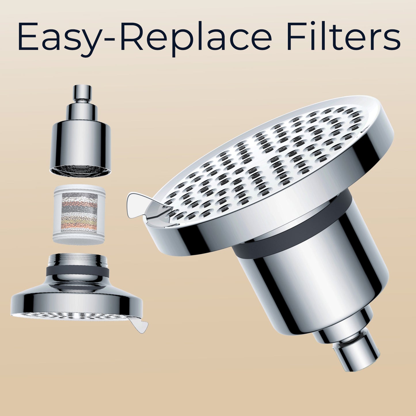 Sima Filtered Shower Head
