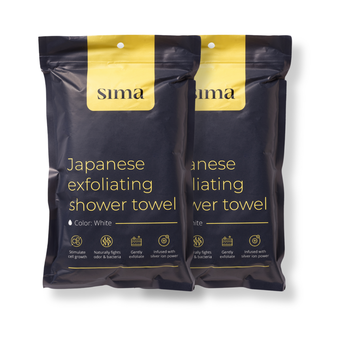 Sima Japanese Exfoliating Shower Towel