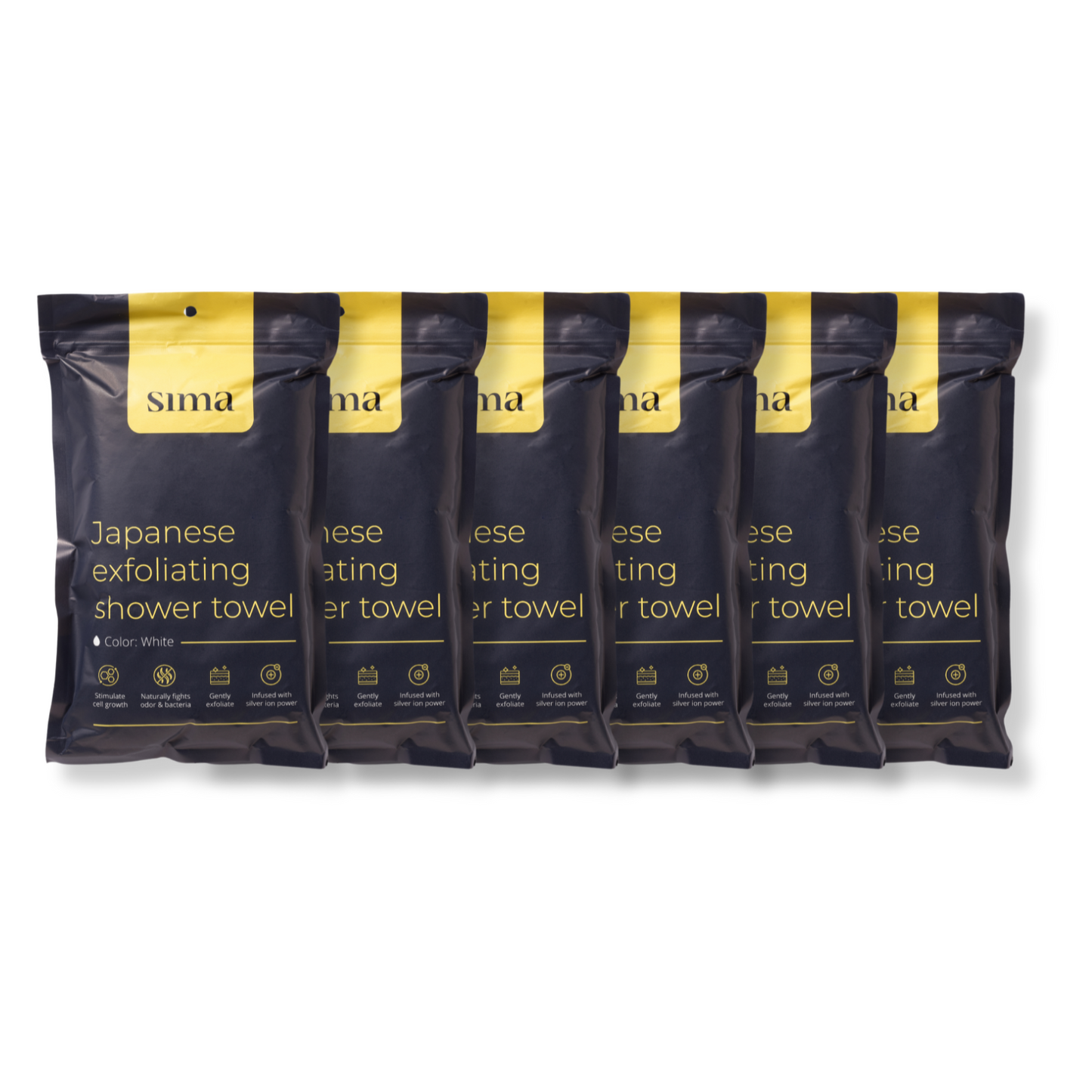 Sima Japanese Exfoliating Shower Towel