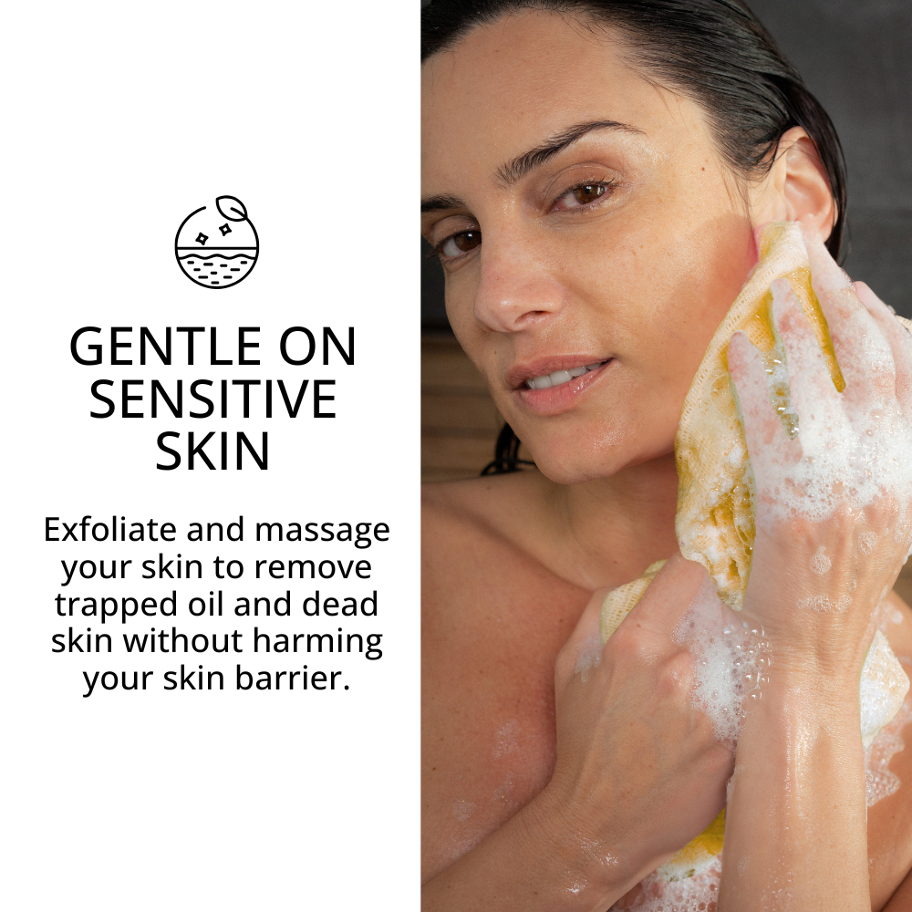 Sima Japanese Exfoliating Shower Towel – Limited Summer Edition – Yellow