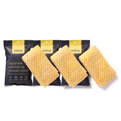 Sima Japanese Exfoliating Shower Towel