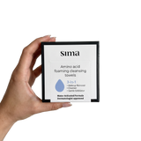 Amino acid foaming cleansing towels