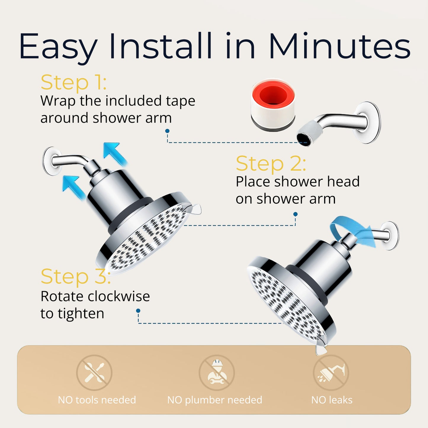 Sima Filtered Shower Head